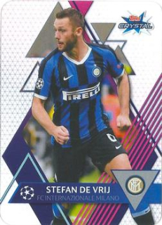 Stefan de Vrij FC Internazionale Milano 2019/20 Topps Crystal Champions League Base card #72